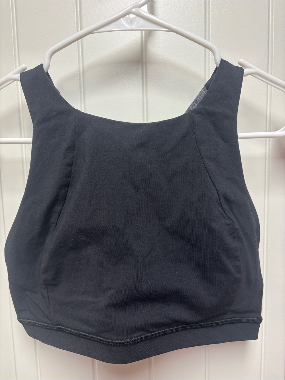 lululemon athletica Black High-Neck Energy Bra size 8